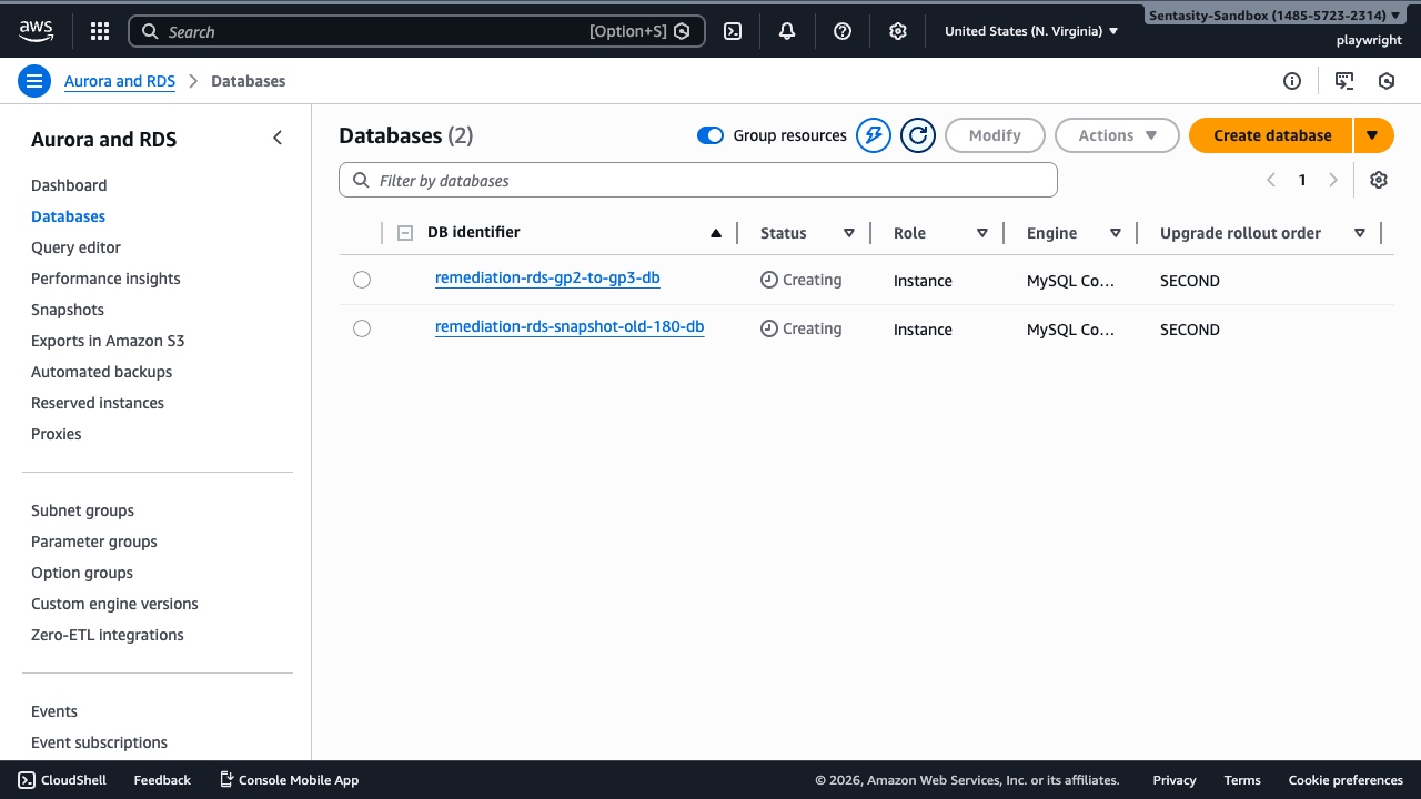 Identify old generation instance