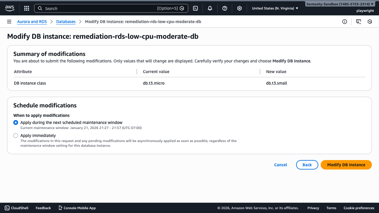 Modification Summary