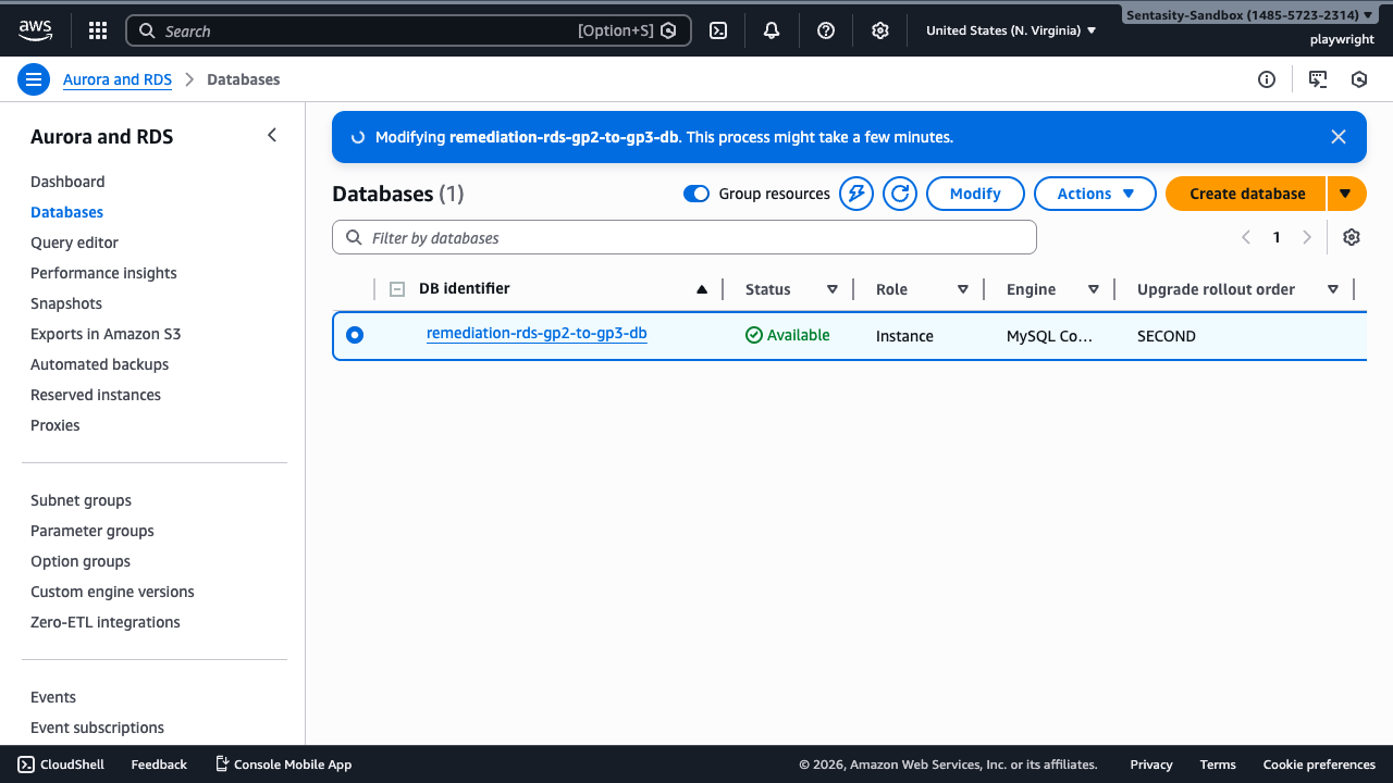 Modification In Progress